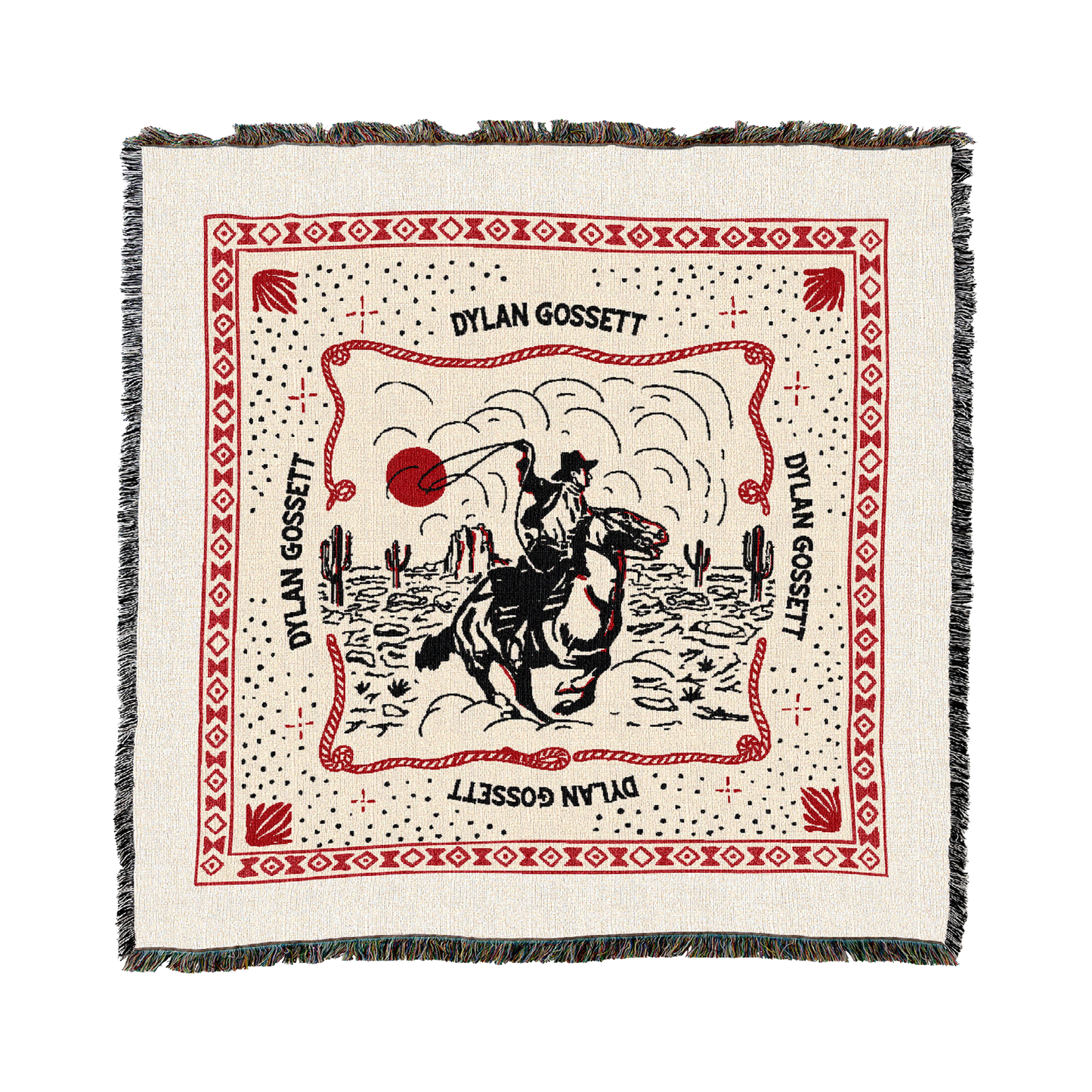 Dylan Gossett Woven Blanket (64"x64")